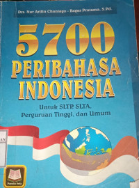 5700 Peribahasa Indonesia